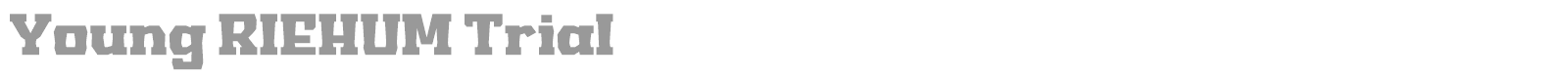 Young Riehum font preview